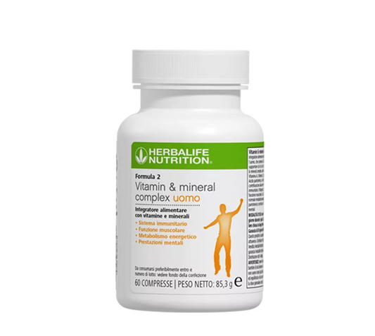 Formula 2 Vitamin & Mineral Complex Uomo - 60 Tavolette