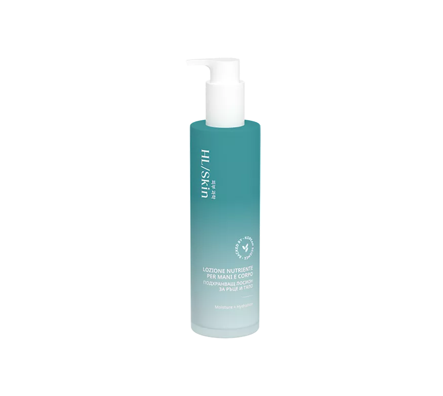 HL Skin crema mani e corpo nutriente flacone con dosatore